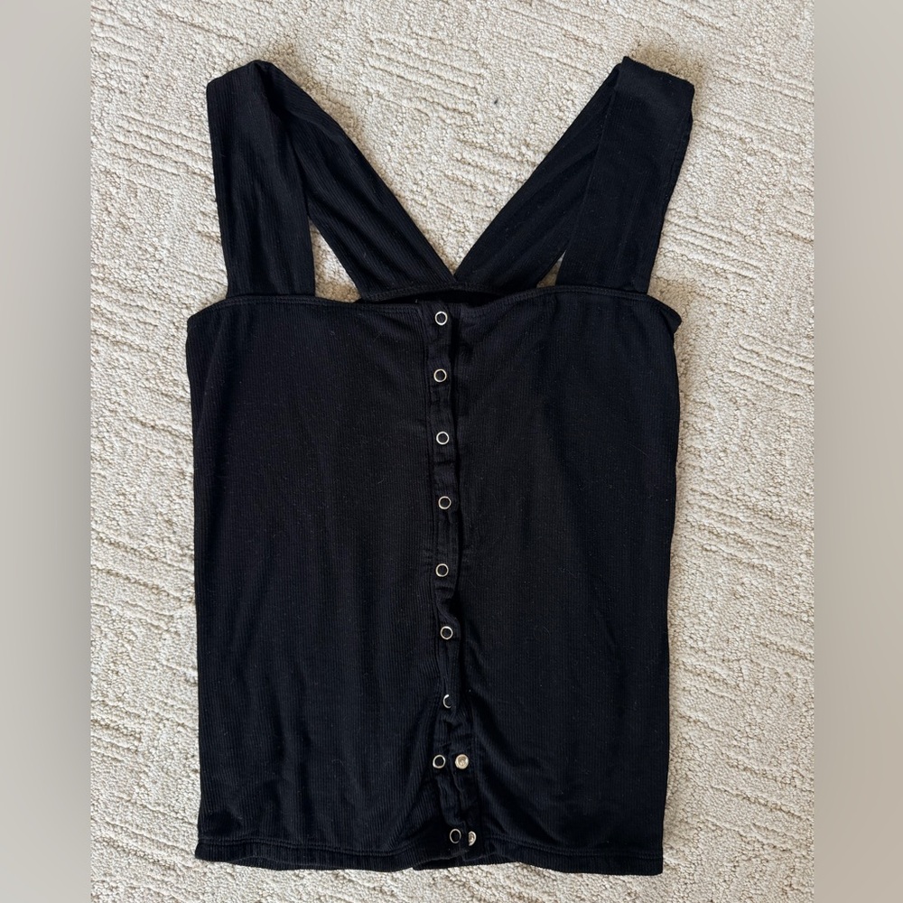 Michael Lauren Button Down Tank